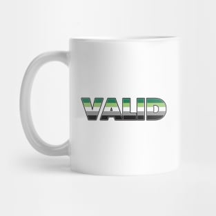 Valid Aromantic Pride Mug